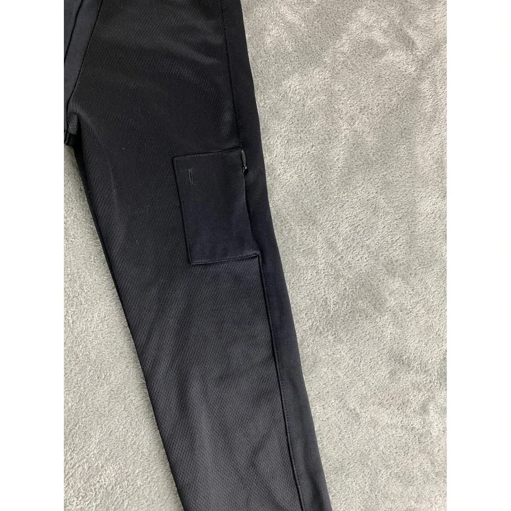 Fila Sport Womens Black Full Zip Track Jacket Fleece Lined Mock Neck Large